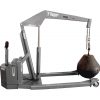 Stainless Steel Standard Straddle Powered Floor Crane, Carbon Steel